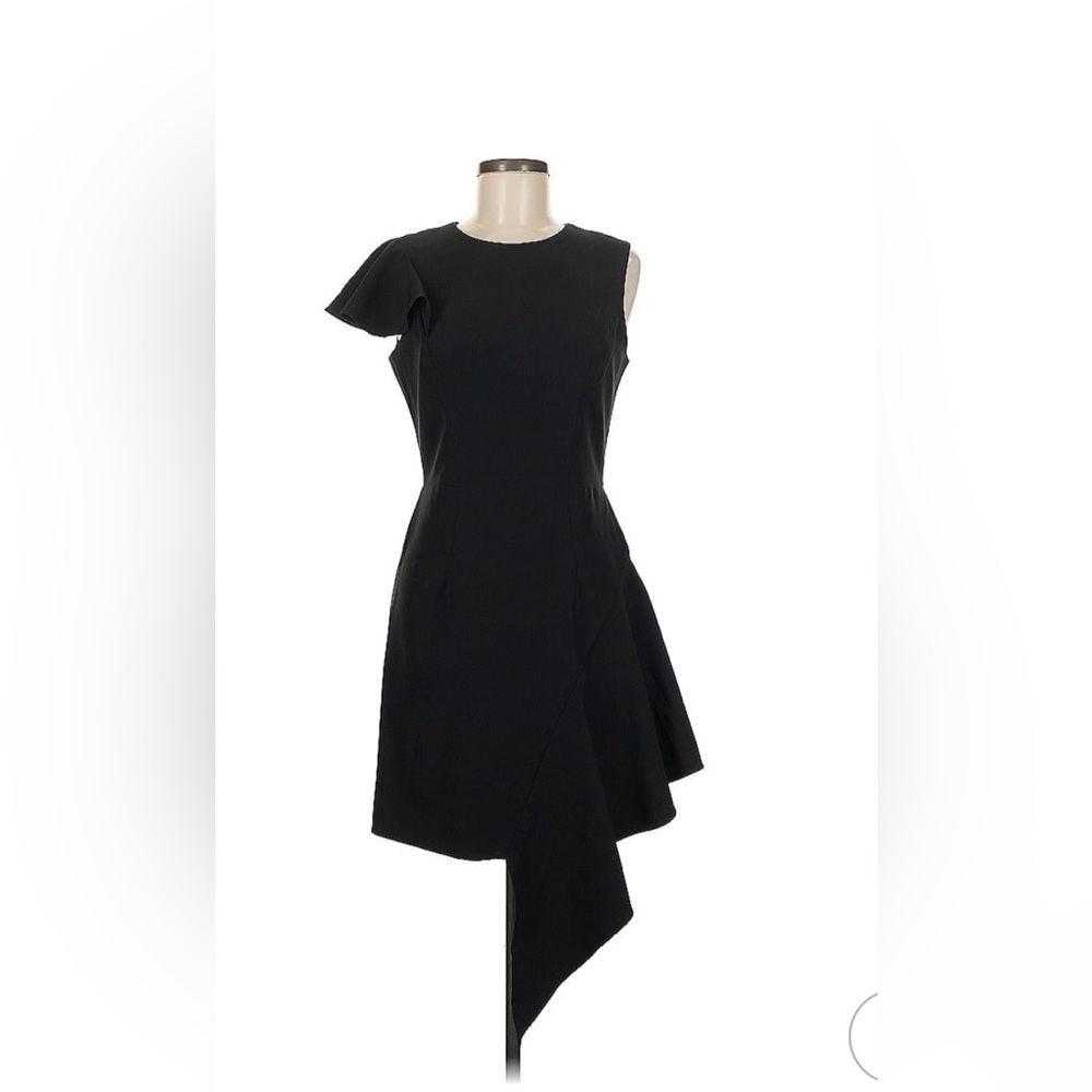 Milly Black Asymmetrical Dress